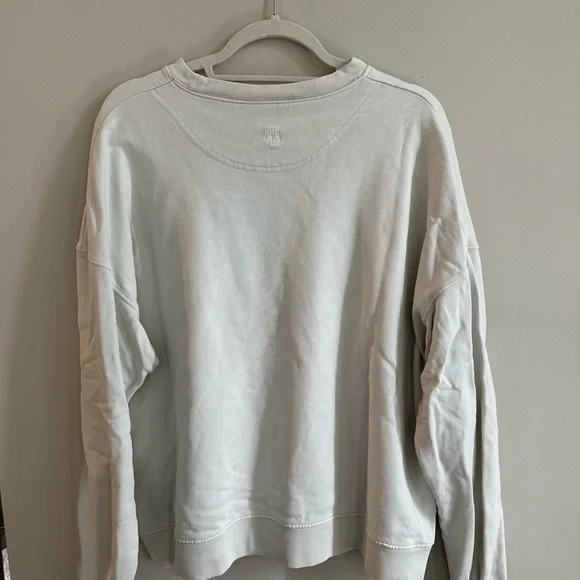 - Anine Bing White Crewneck Sweater with Los Angeles Print - Picture 7 of 10